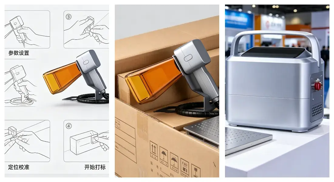 Mini Handheld Fiber Laser Marking Machine Mini Handheld Fiber Laser Marking Machine