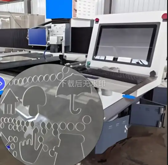  laser glass sandblasting machine 