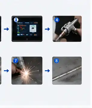 air-cooled handheld fiber laser welding machine